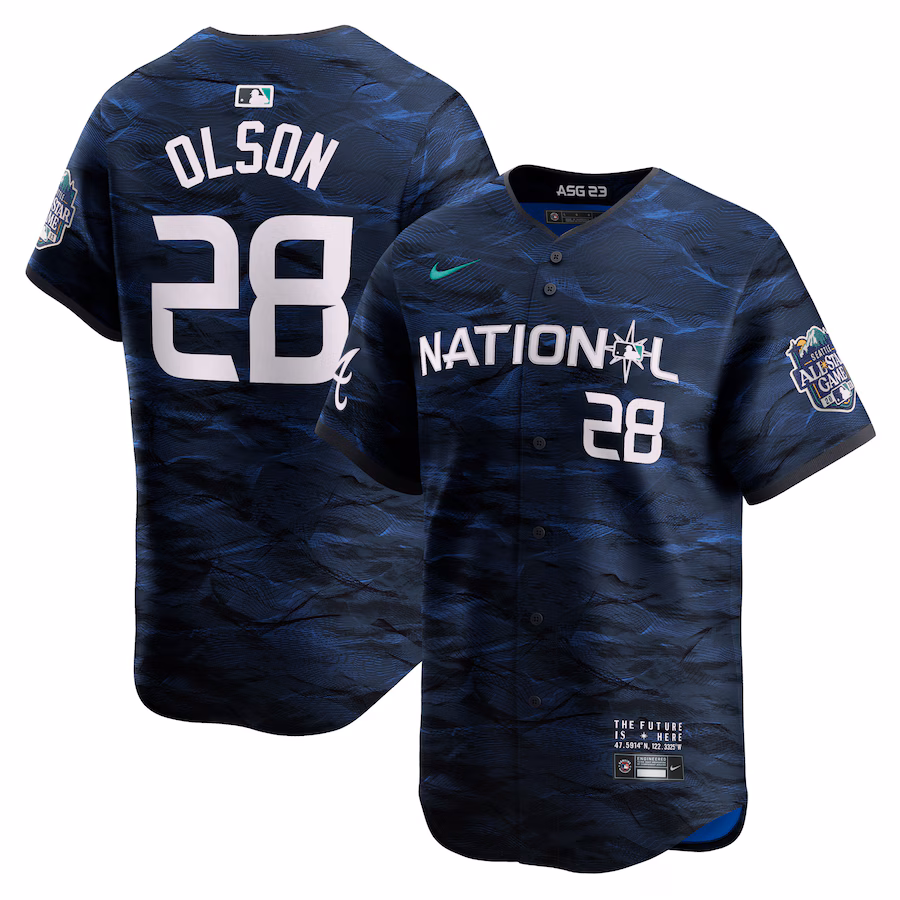 Men's National League Matt Olson Nike Royal 2023 MLB All-Star Game Limited Player Jersey - Ujersey