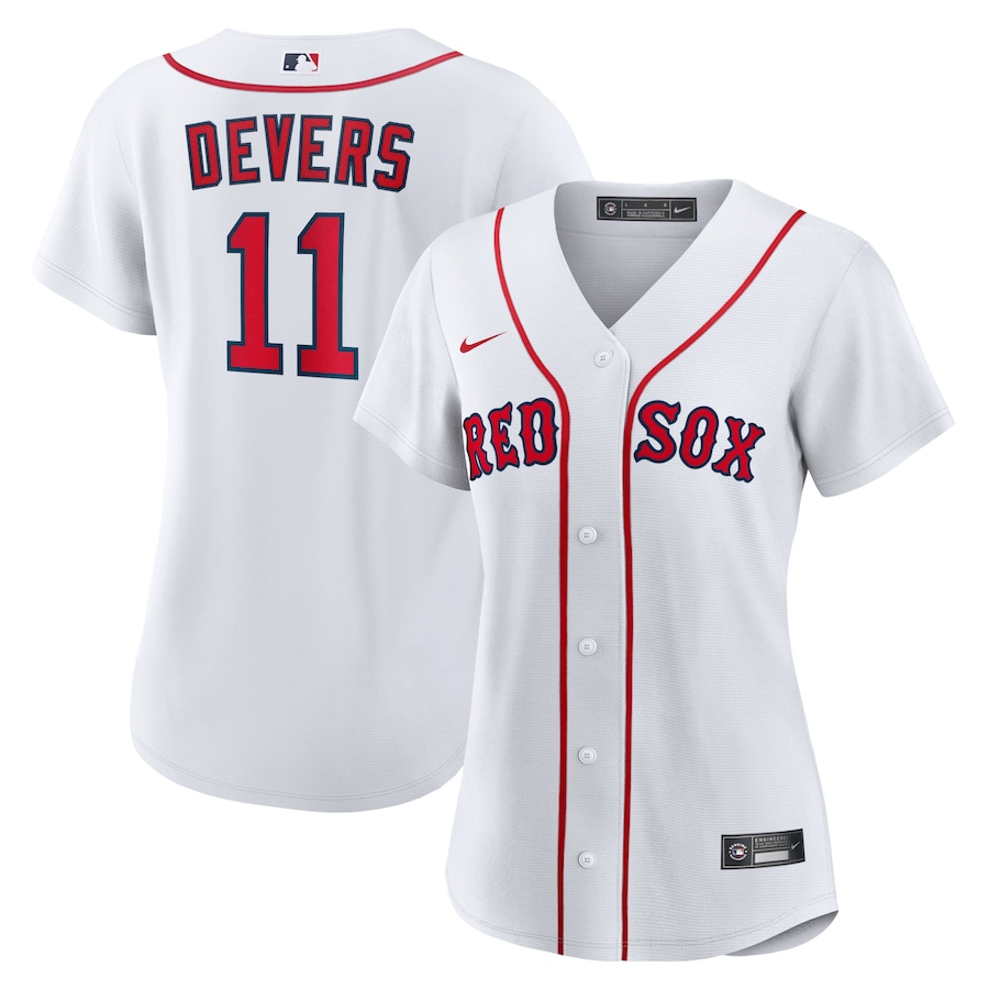 Women's Boston Red Sox Rafael Devers Nike White Home Replica Player Jersey - Ujersey