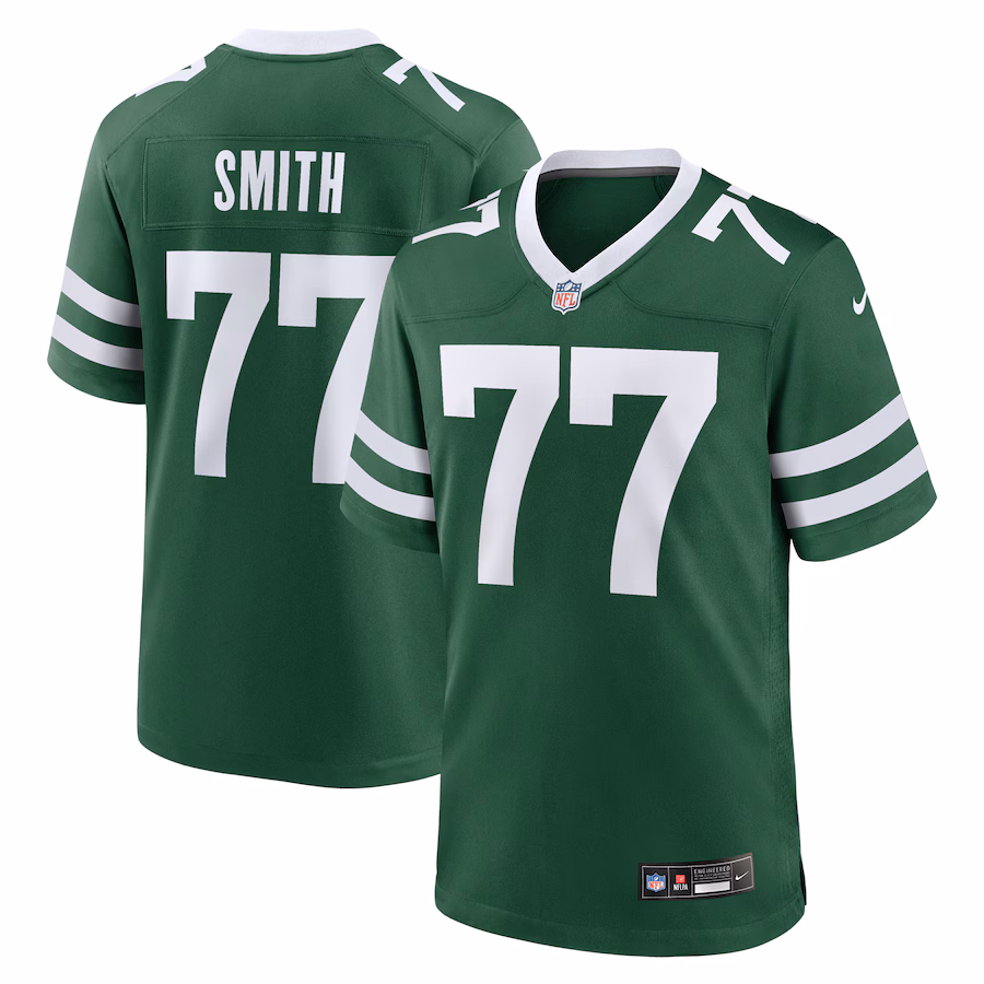 Men's New York Jets Tyron Smith Nike Legacy Green Game Jersey - Ujersey