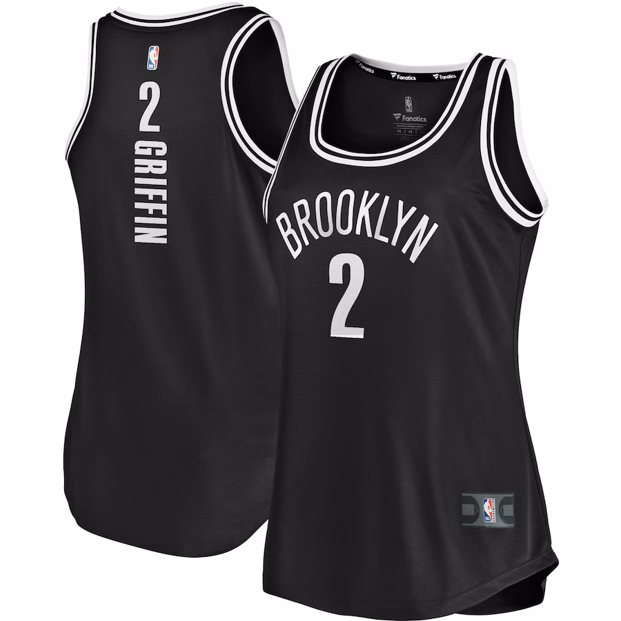 Women's Brooklyn Nets Blake Griffin Fanatics Black Fast Break Tank Jersey - Icon Edition - Ujersey