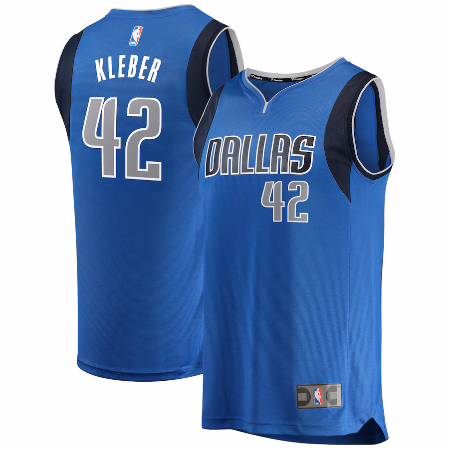 Men's Dallas Mavericks Maxi Kleber Fanatics Blue Fast Break Replica Team Color Player Jersey - Icon Edition - Ujersey