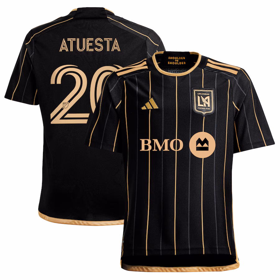 Youth LAFC Eduard Atuesta adidas Black 2024 Primary Replica Player Jersey - Ujersey