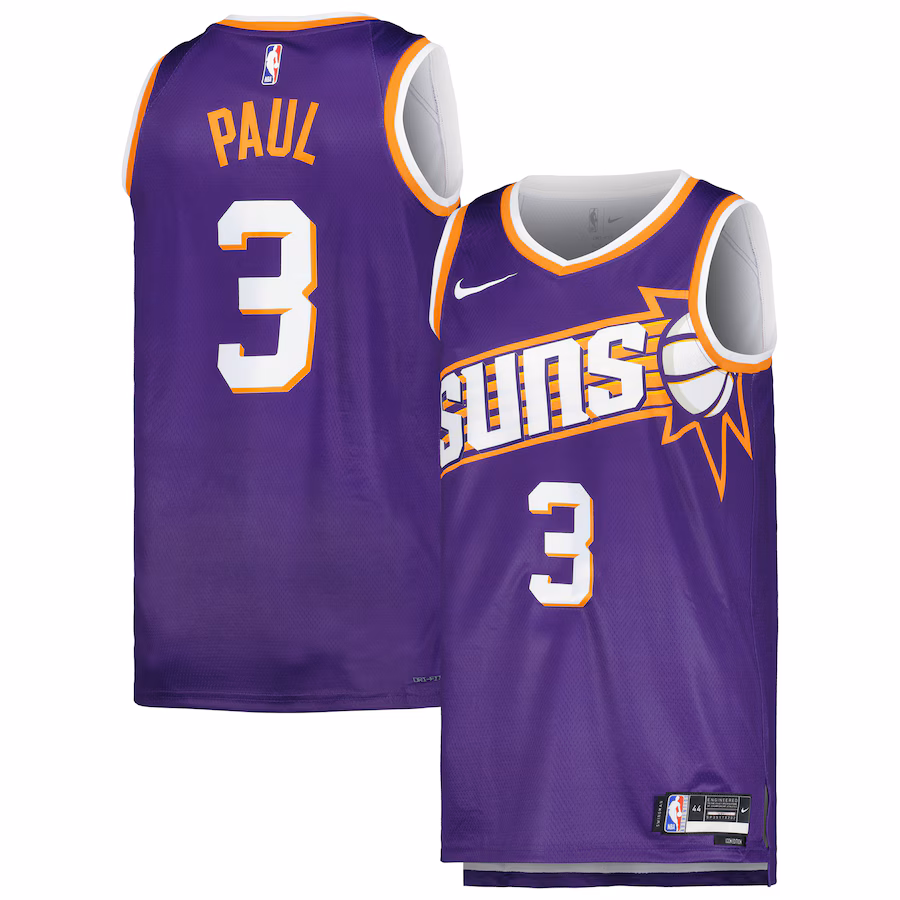Unisex Phoenix Suns Chris Paul Nike Purple Swingman Jersey - Icon Edition - Ujersey