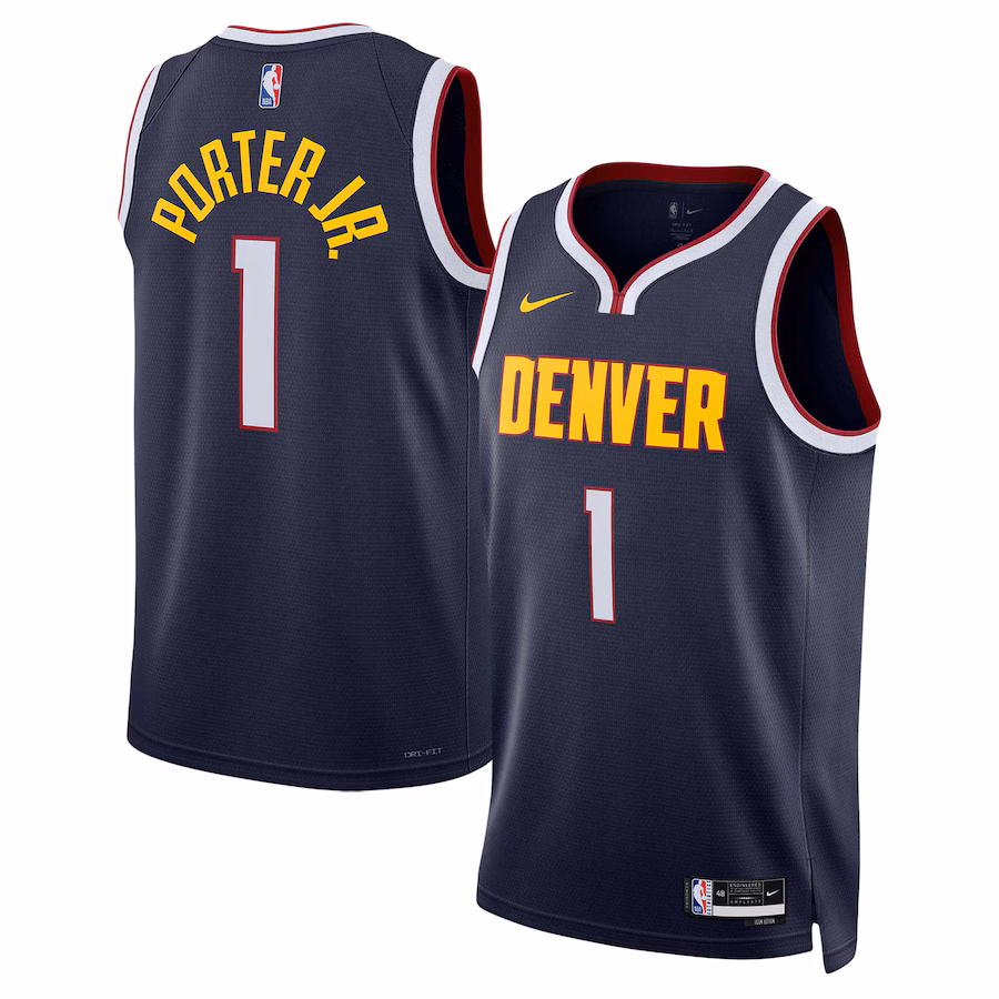 Unisex Denver Nuggets Michael Porter Jr. Nike Navy Swingman Jersey - Icon Edition - Ujersey
