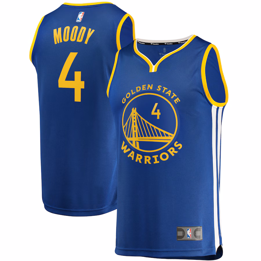 Men's Golden State Warriors Moses Moody Fanatics Royal Fast Break Replica Jersey - Icon Edition - Ujersey