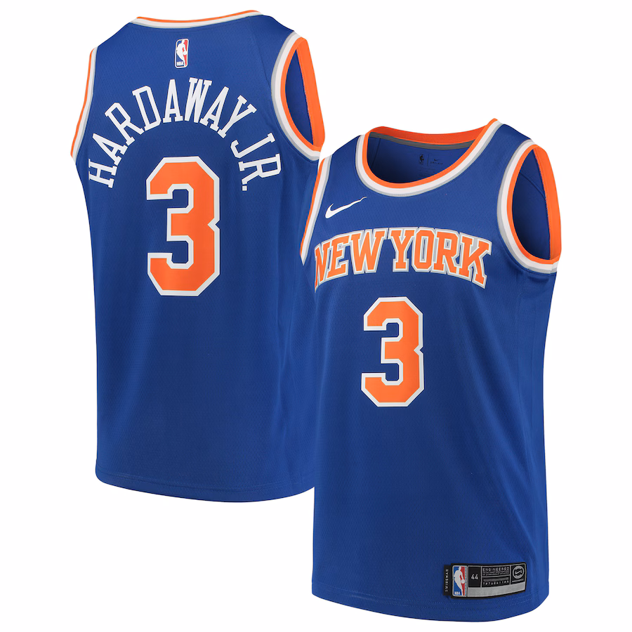 Youth New York Knicks Tim Hardaway Jr. Nike Blue Swingman Jersey - Icon Edition - Ujersey
