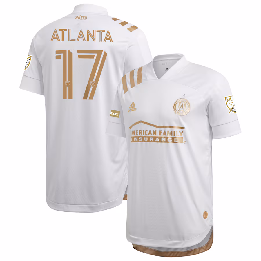 Men's Atlanta United FC adidas White 2020 King's Authentic Jersey - Ujersey