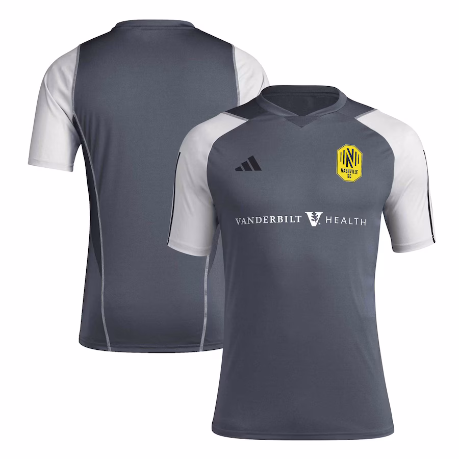 Men's Nashville SC adidas Gray 2024 AEROREADY Training Jersey - Ujersey