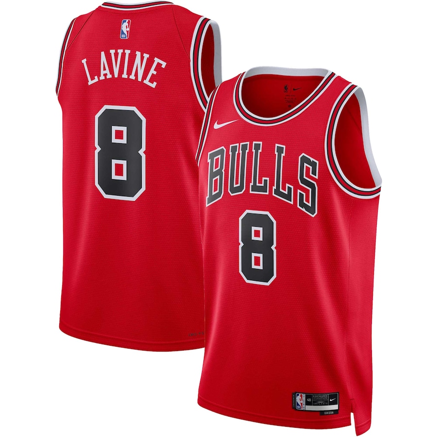 Unisex Chicago Bulls Zach LaVine Nike Red Swingman Jersey - Icon Edition - Ujersey