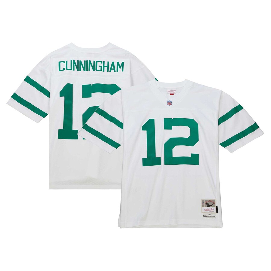 Men's Philadelphia Eagles Randall Cunningham Mitchell & Ness White Legacy Replica Jersey - Ujersey