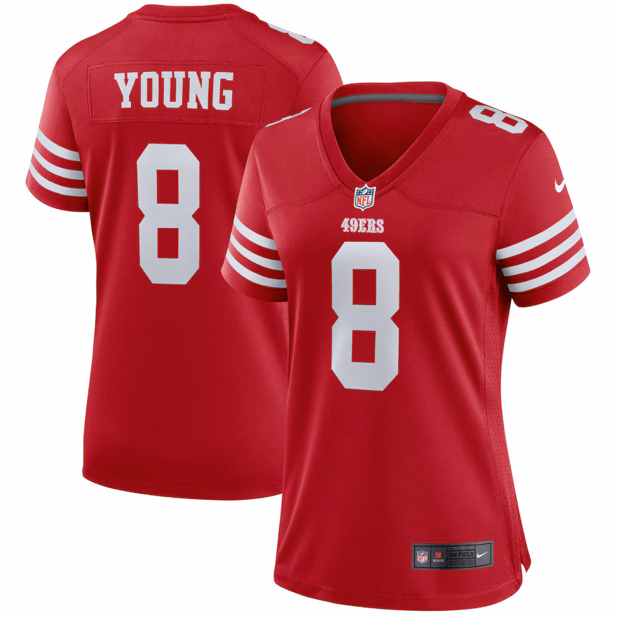 Women's San Francisco 49ers Steve Young Nike Scarlet Retired Player Game Jersey - Ujersey