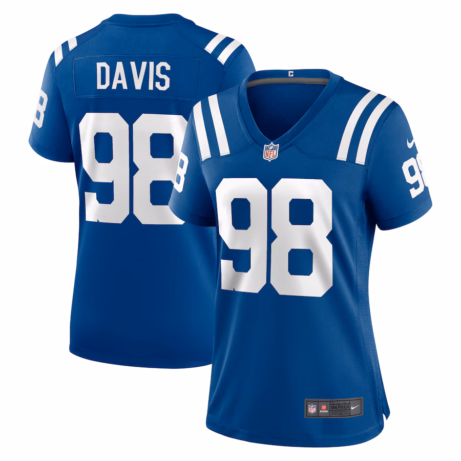 Women's Indianapolis Colts Raekwon Davis Nike  Royal Game Jersey - Ujersey