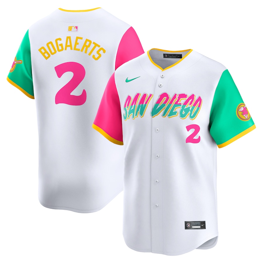 Men's San Diego Padres Xander Bogaerts Nike White City Connect Limited Player Jersey - Ujersey