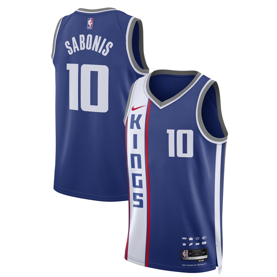 Unisex Sacramento Kings Domantas Sabonis Nike Blue 2023/24 Swingman Jersey - City Edition - Ujersey
