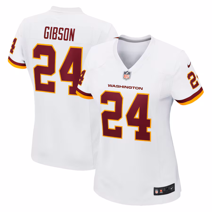 Women's Washington Football Team Antonio Gibson Nike White Game Jersey - Ujersey
