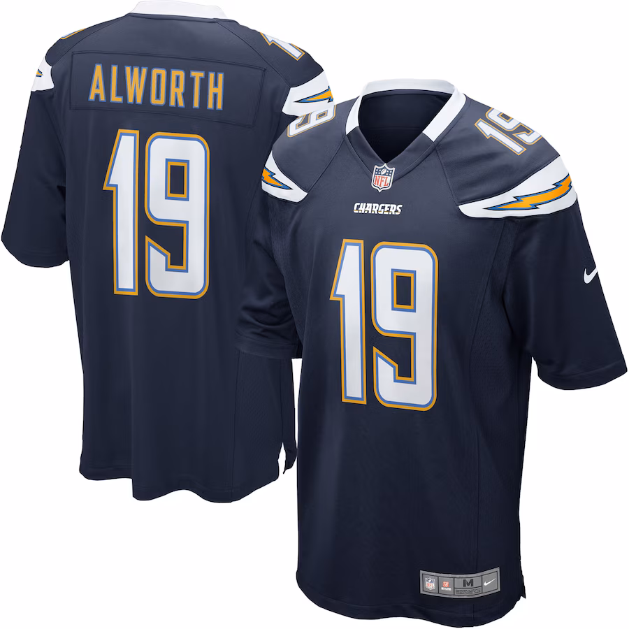 Youth San Diego Chargers Lance Alworth Nike Navy Blue Retired Game Jersey - Ujersey