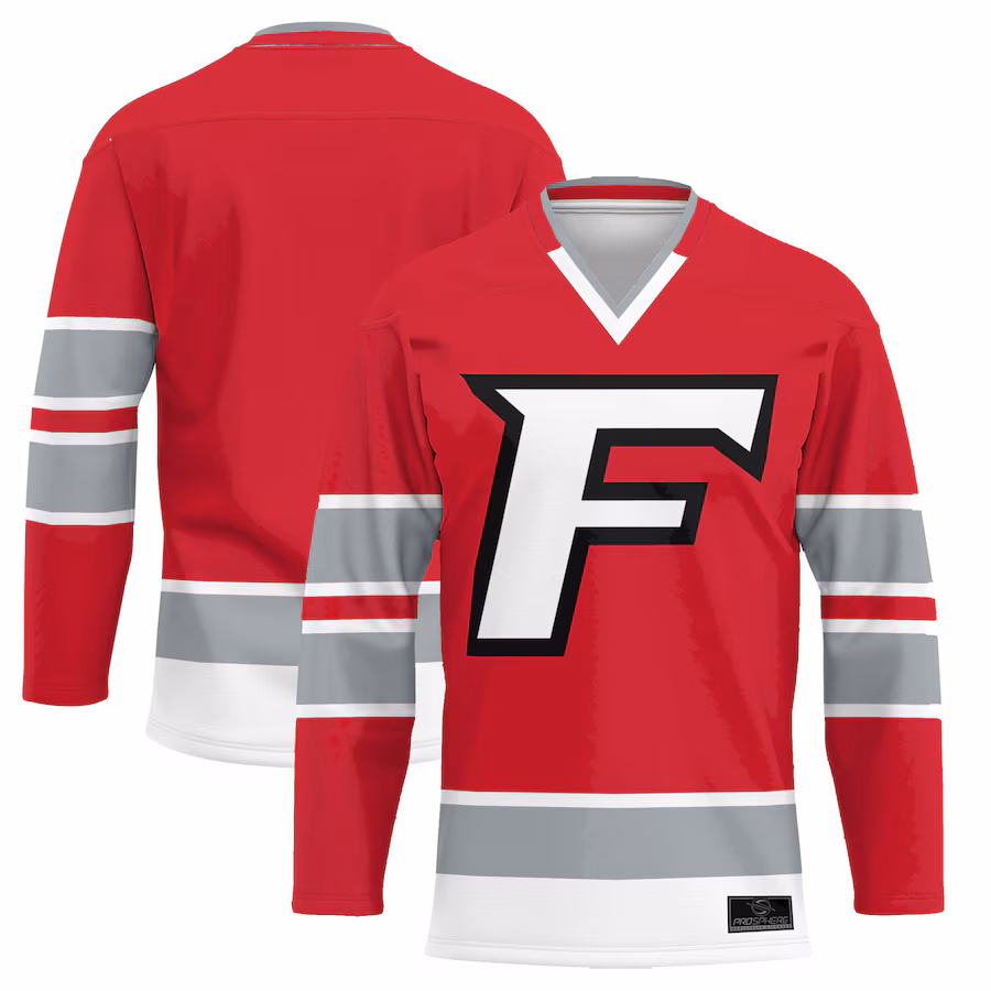 Fairfield Stags ProSphere Hockey Jersey - Red - Ujersey