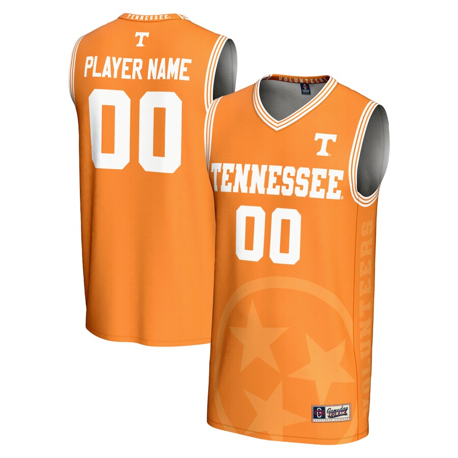 Tennessee Volunteers GameDay Greats NIL Pick-A-Player Men's Basketball Icon Print Lightweight Jersey - Tennessee Orange - Ujersey