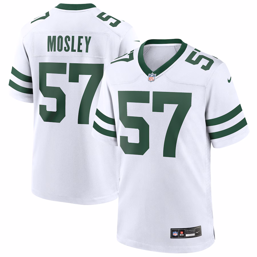Men's New York Jets C.J. Mosley Nike Legacy White Game Jersey - Ujersey