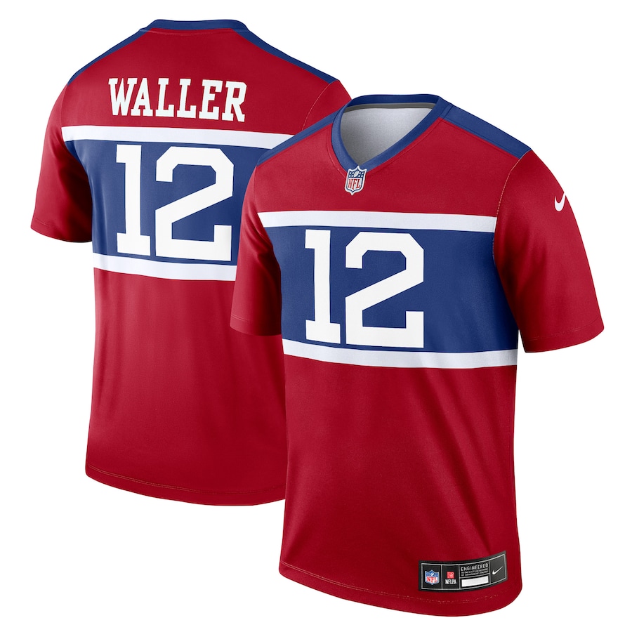 Men's New York Giants Darren Waller Nike Red Alternate Legend Player Performance Top - Ujersey