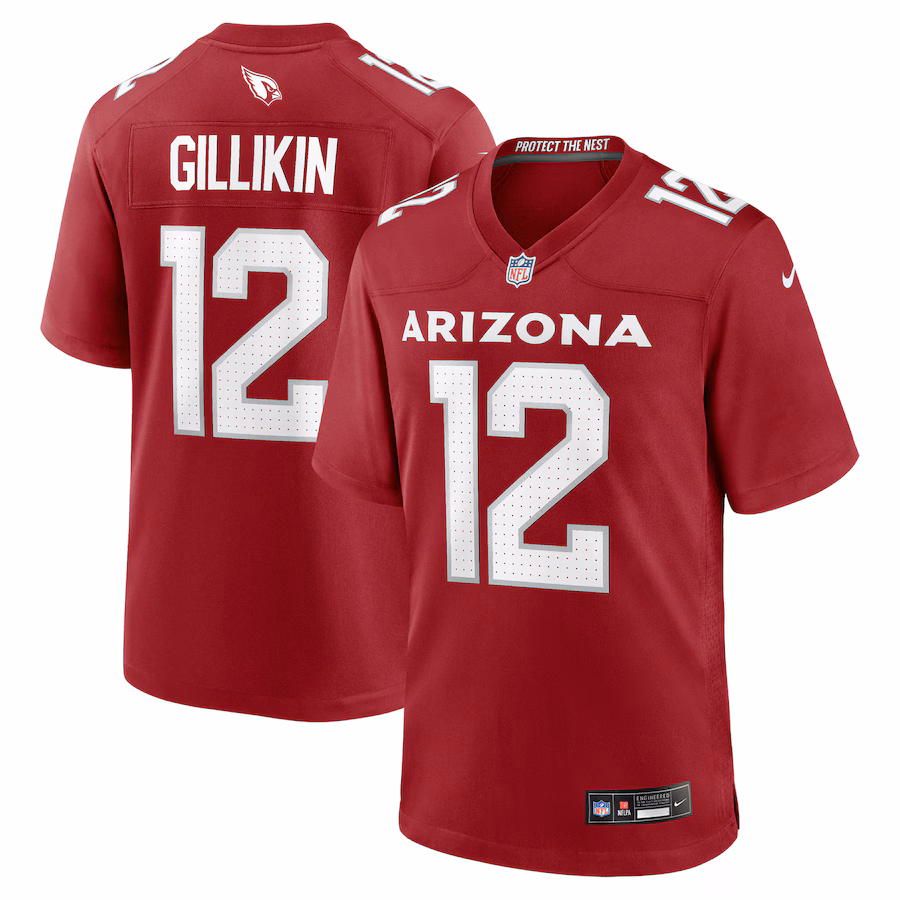 Men's Arizona Cardinals Blake Gillikin Nike Cardinal Team Game Jersey - Ujersey