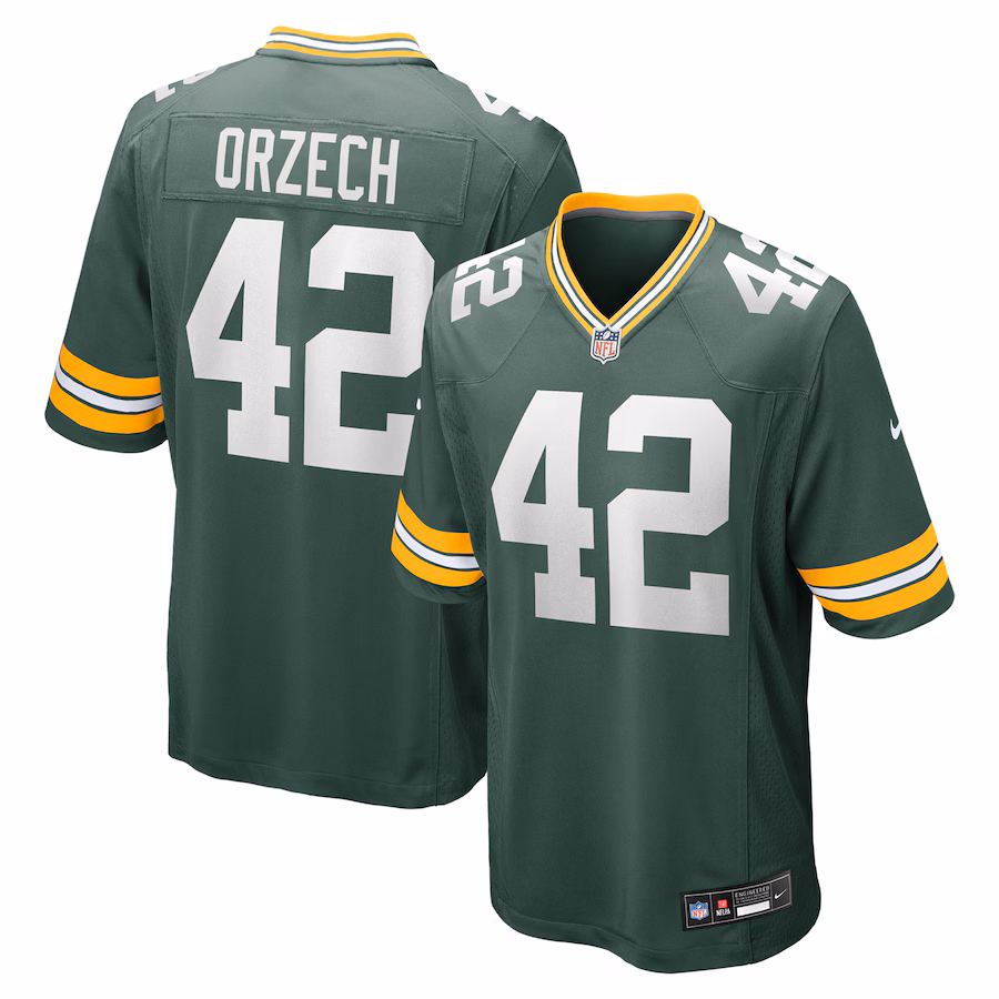 Men's Green Bay Packers Matt Orzech Nike Green Game Jersey - Ujersey