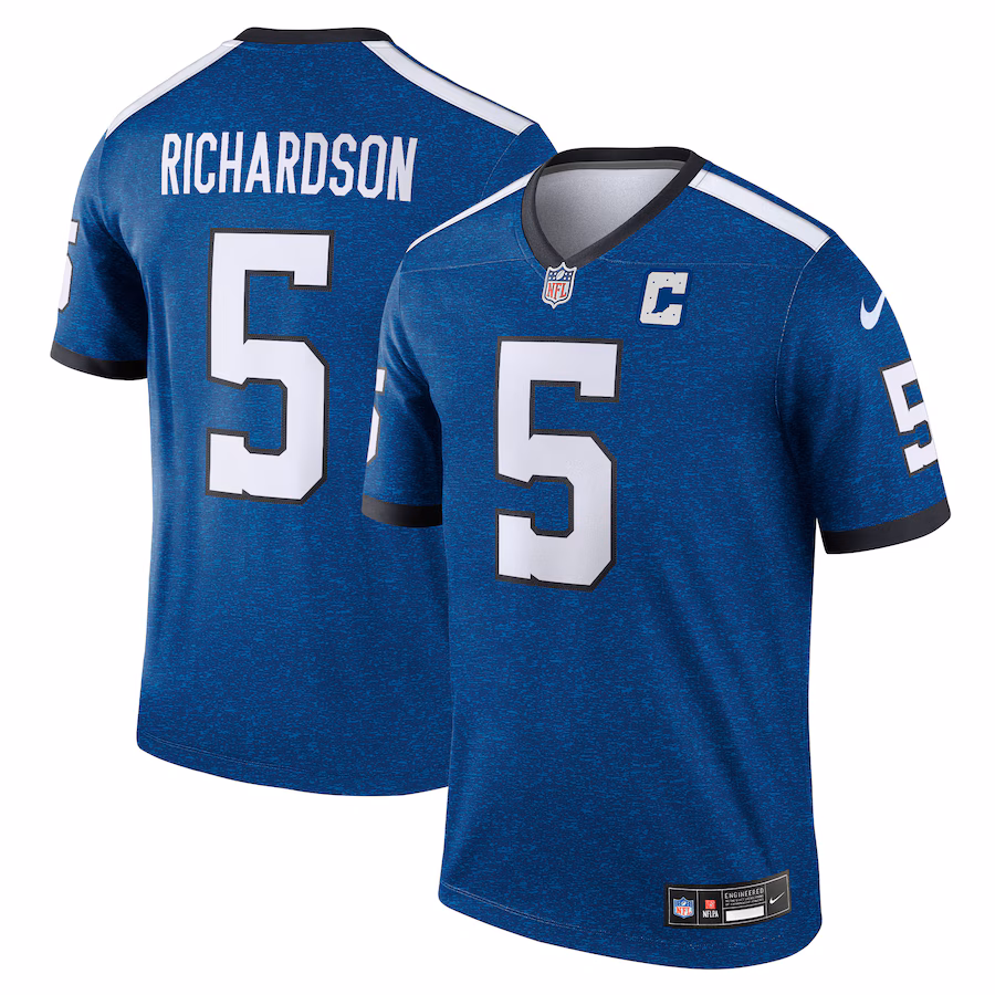 Men's Indianapolis Colts Anthony Richardson Nike Royal Alternate Legend Player Performance Top - Ujersey