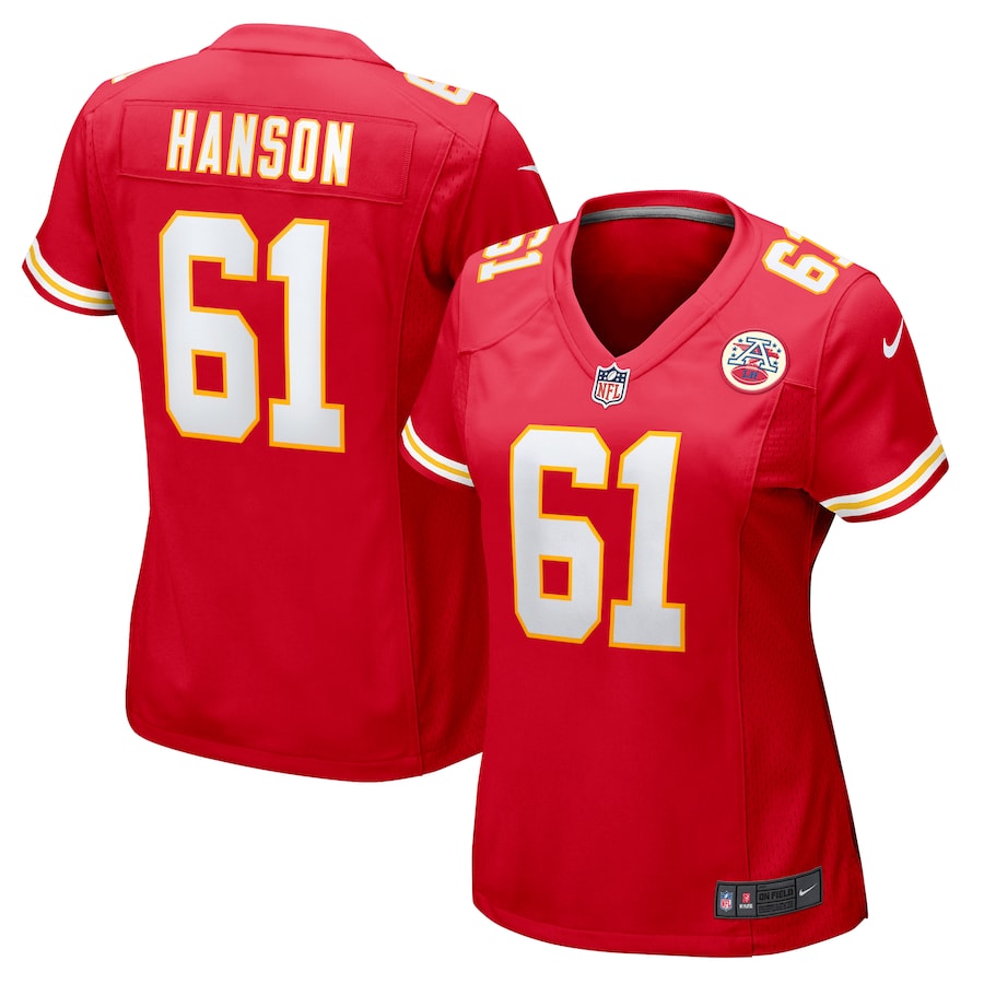 Women's Kansas City Chiefs C.J. Hanson Nike Red Game Jersey - Ujersey