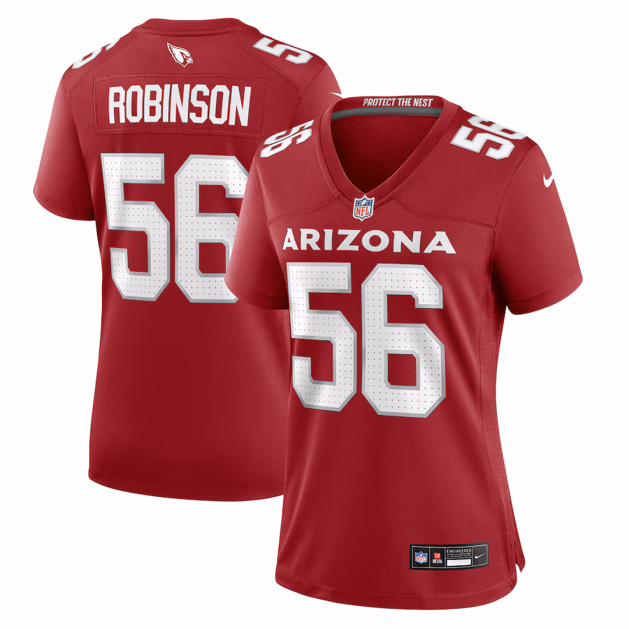 Women's Arizona Cardinals Darius Robinson Nike Cardinal Game Jersey - Ujersey