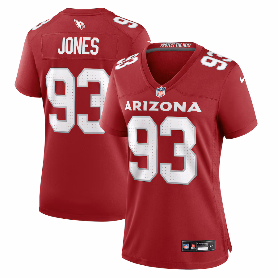 Women's Arizona Cardinals Justin Jones Nike Cardinal Game Jersey - Ujersey