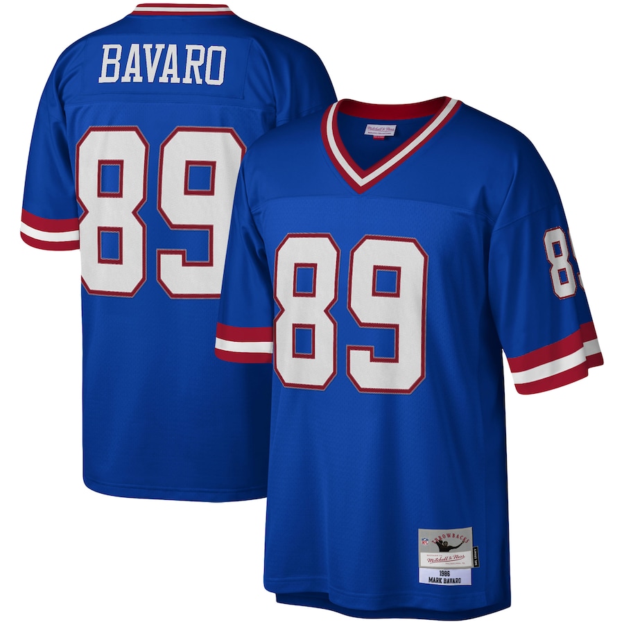 Men's New York Giants Mark Bavaro Mitchell & Ness Royal Legacy Replica Jersey - Ujersey