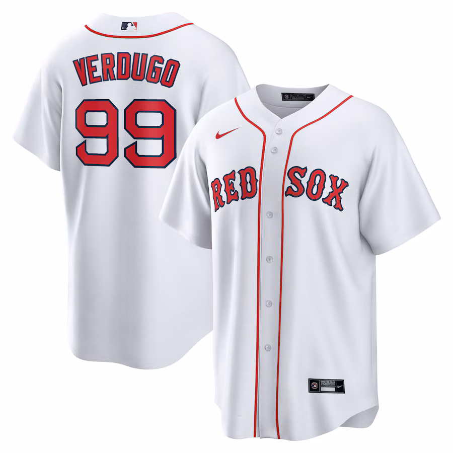 Men's Boston Red Sox Alex Verdugo Nike White Replica Player Jersey - Ujersey