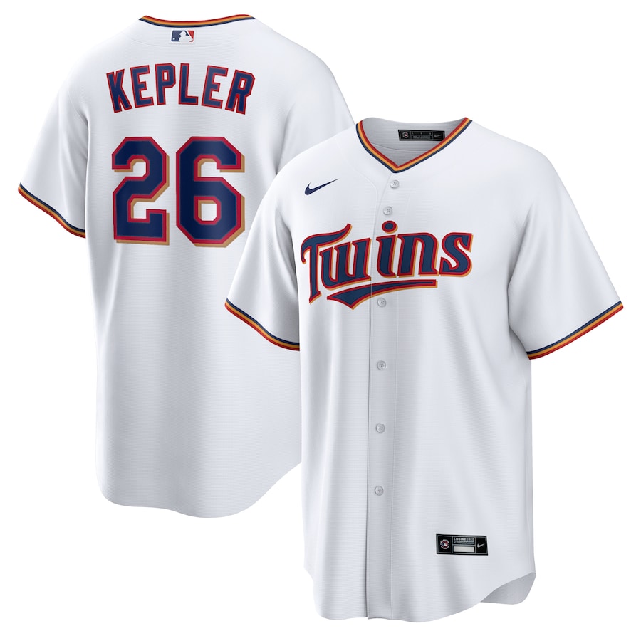 Men's Minnesota Twins Max Kepler Nike White Home Replica Player Jersey - Ujersey