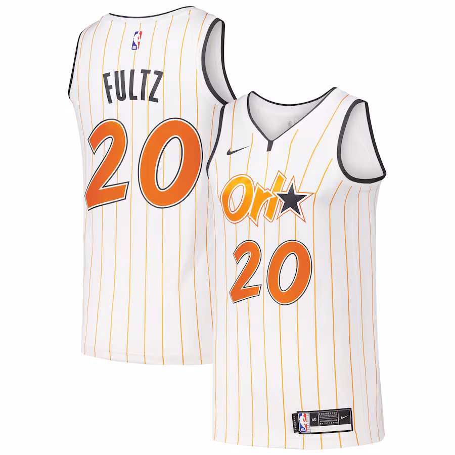 Men's Orlando Magic Markelle Fultz Nike White Swingman Player Jersey - City Edition - Ujersey