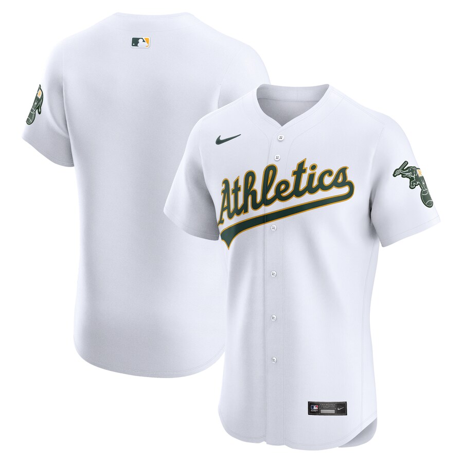 Men's Athletics Nike White Home Elite Jersey - Ujersey
