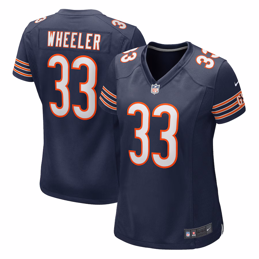 Women's Chicago Bears Ian Wheeler Nike Navy Game Jersey - Ujersey