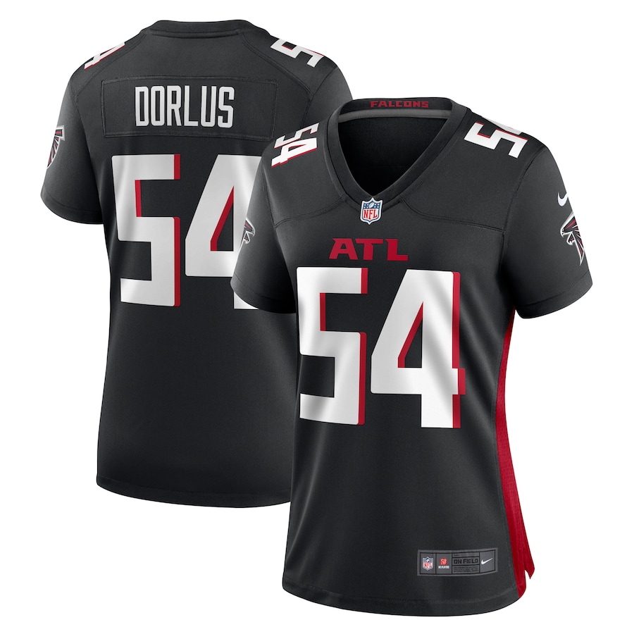 Women's Atlanta Falcons Brandon Dorlus Nike Black Game Jersey - Ujersey