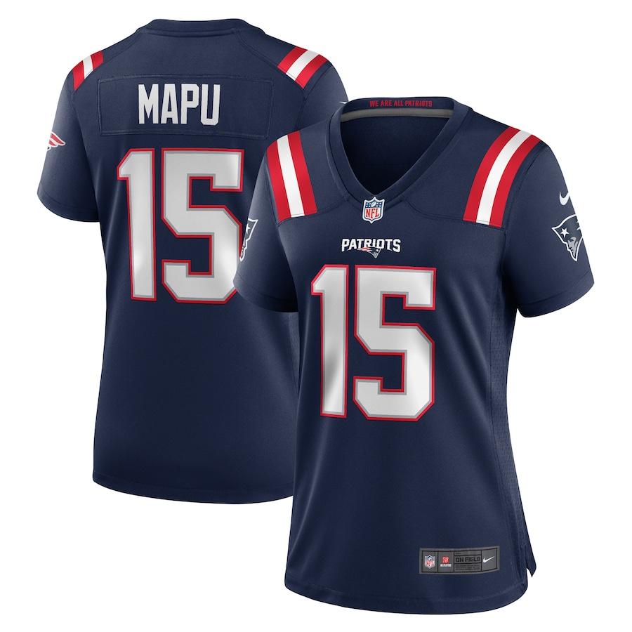 Women's New England Patriots Marte Mapu Nike Navy Game Jersey - Ujersey