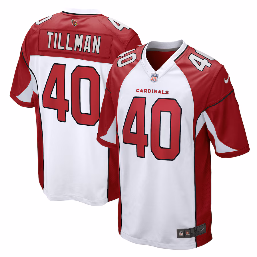 Men's Arizona Cardinals Pat Tillman Nike White Retired Player Game Jersey - Ujersey