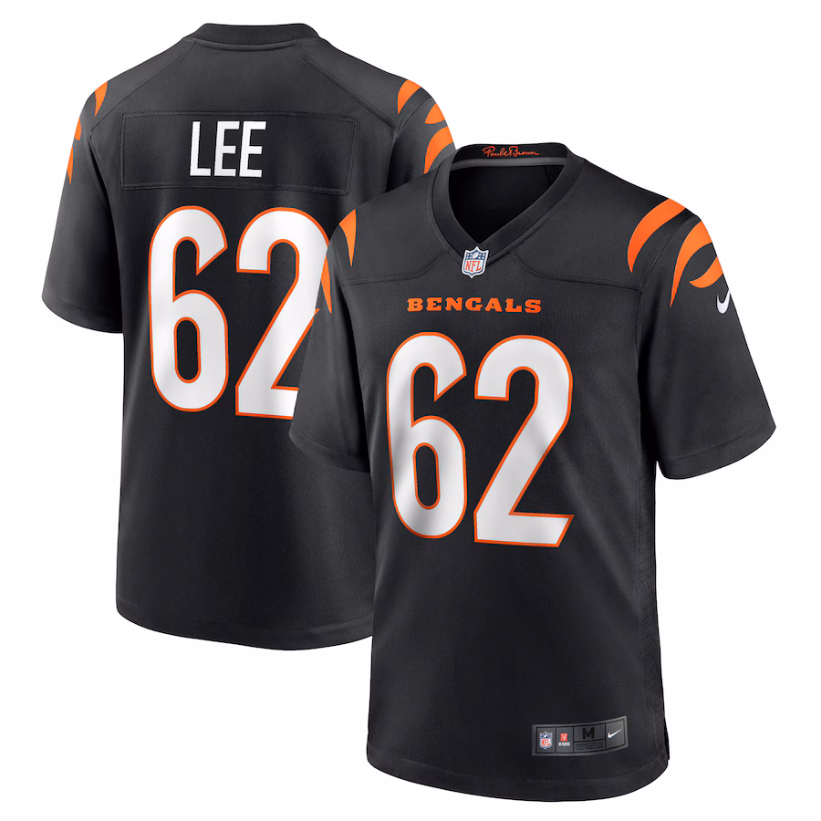 Men's Cincinnati Bengals Matt Lee Nike Black Game Jersey - Ujersey