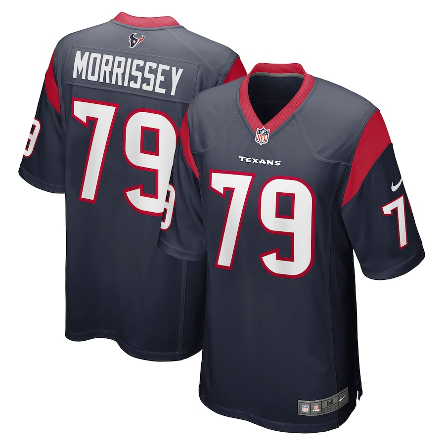 Men's Houston Texans Jimmy Morrissey Nike Navy Game Jersey - Ujersey