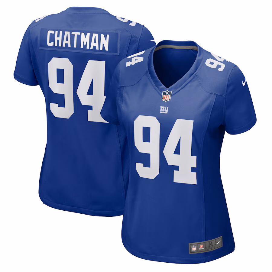 Women's New York Giants Elijah Chatman Nike Royal Game Jersey - Ujersey