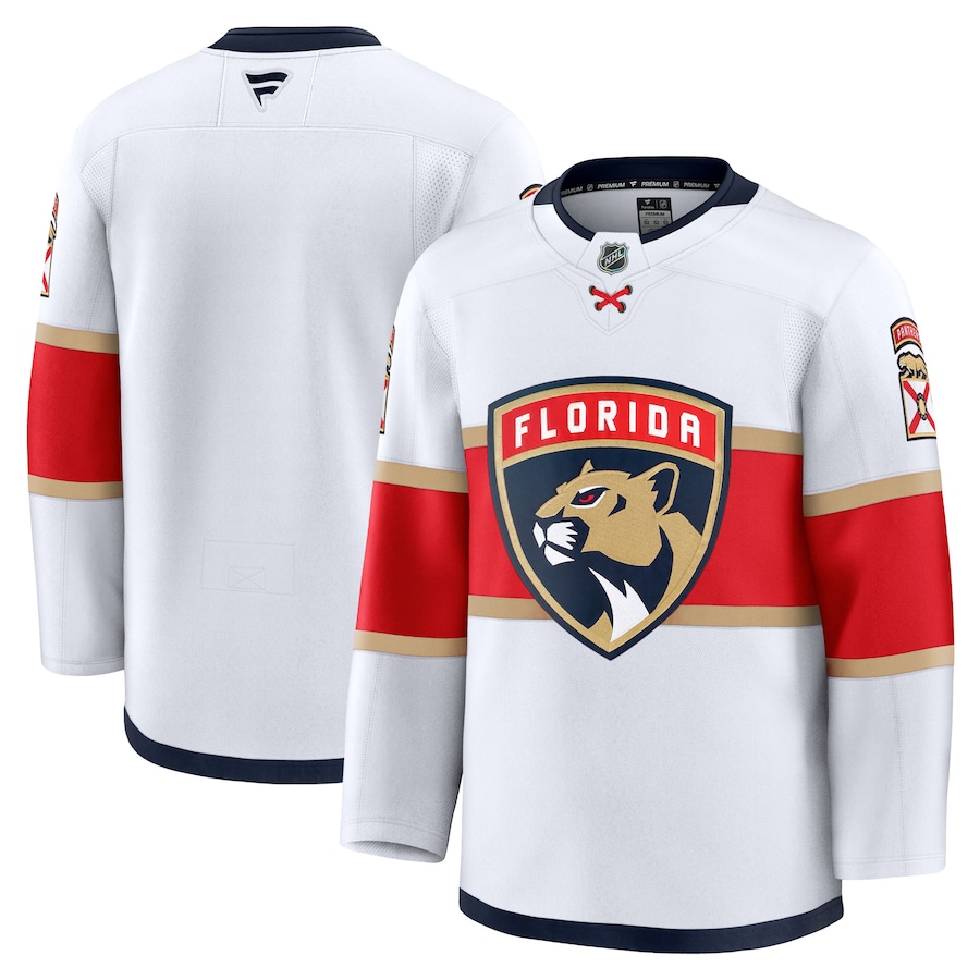 Men's Florida Panthers Fanatics White Away Premium Jersey - Ujersey