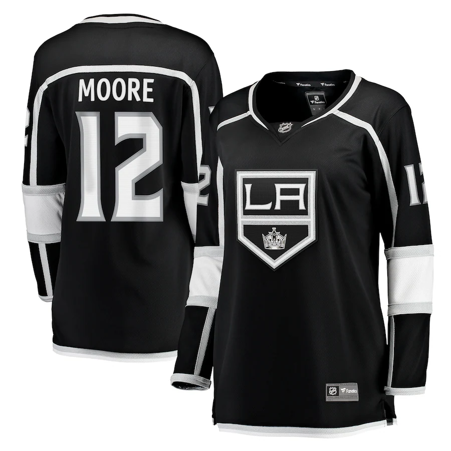 Women's Los Angeles Kings Trevor Moore Fanatics Black Home Breakaway Player Jersey - Ujersey