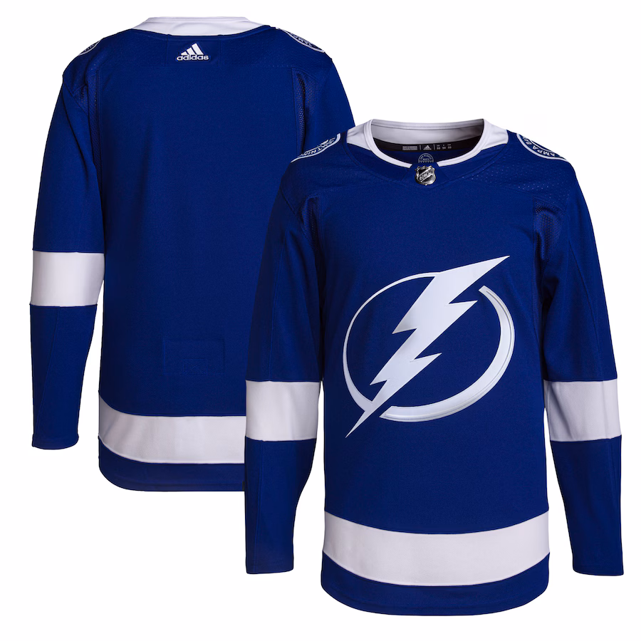 Men's Tampa Bay Lightning adidas Royal Home Primegreen Authentic Jersey - Ujersey