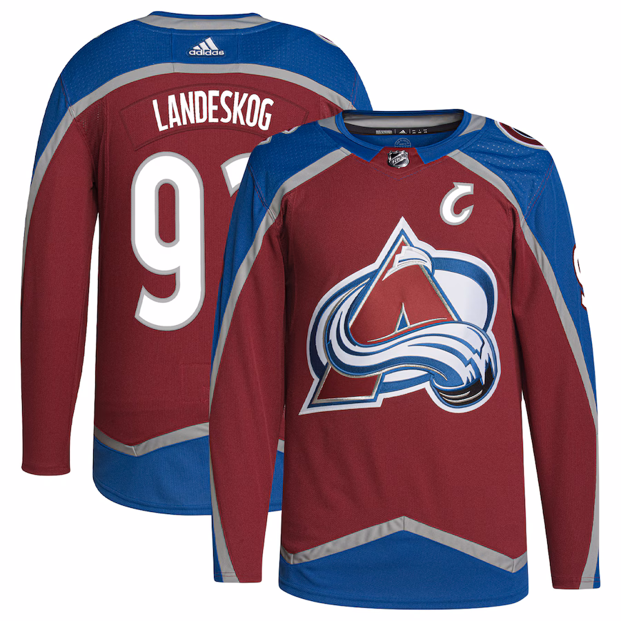 Men's Colorado Avalanche Gabriel Landeskog adidas Burgundy Home Primegreen Authentic Player Jersey - Ujersey