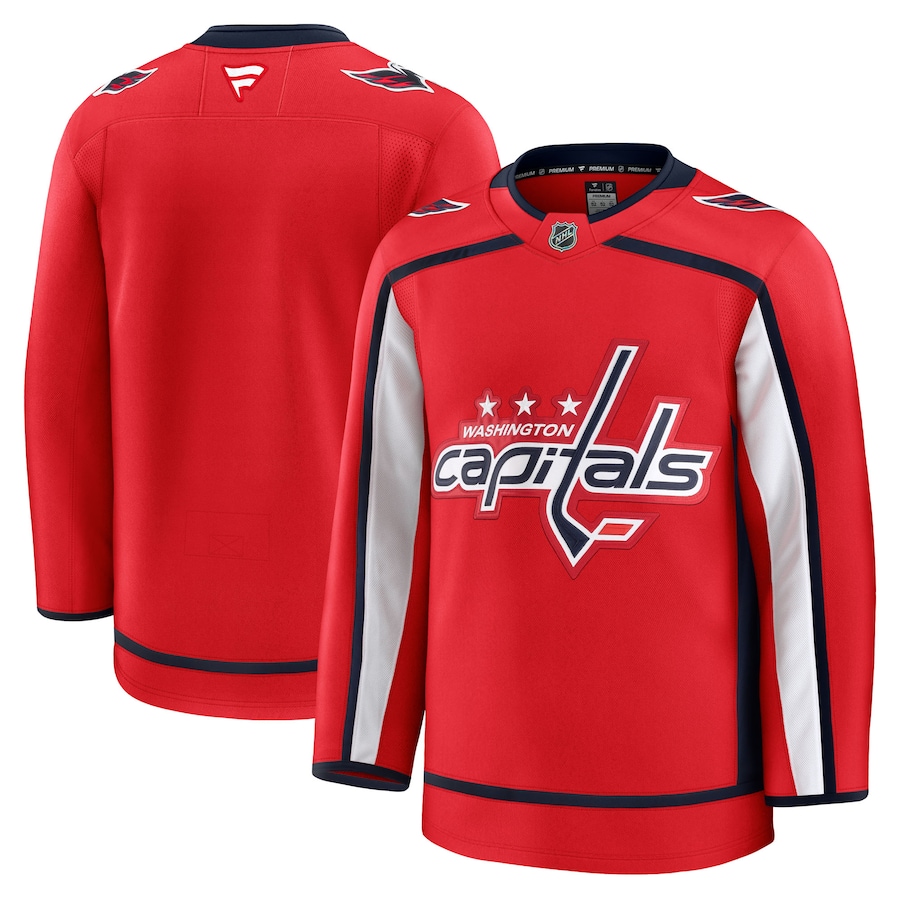 Men's Washington Capitals Fanatics Red Home Premium Jersey - Ujersey