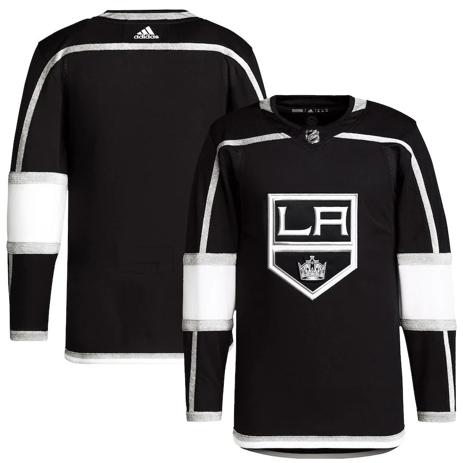 Men's Los Angeles Kings adidas Black Home Primegreen Authentic Blank Jersey - Ujersey