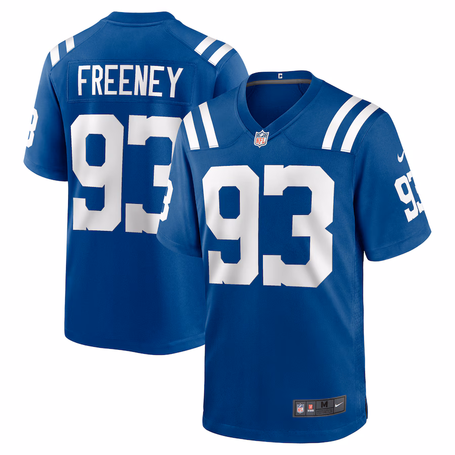 Men's Indianapolis Colts Dwight Freeney Nike Royal Team Retired Player Game Jersey - Ujersey
