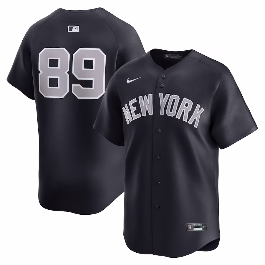 Men's New York Yankees Jasson Domínguez Nike Navy Alternate Limited Player Jersey - Ujersey